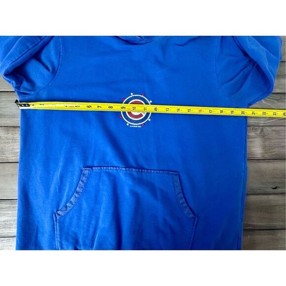 Chicago Cubs Baseball Bling‎ & Butterfly Accent G-3 Blue Hoodie Size XL - Picture 10 of 11